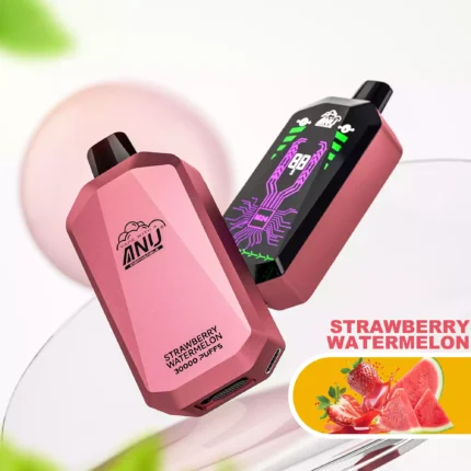 ANU Star 30000 Züge Einweg E-Zigarette Erdbeere Wassermelone Geschmack 650mAh Akku Wiederaufladbar Hot Vape mit 22 ml E-Liquid für E-Zigaretten Liebhaber Hersteller Retai