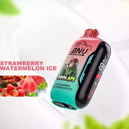 Beliebte Wahl ANU Vista 30000 Züge Einweg E-Zigarette Erdbeere Wassermelone Eis Geschmack 650mah Batterie Wiederaufladbar 0 % 2 % 3 % 5 % Niedriger Nikotingehalt und