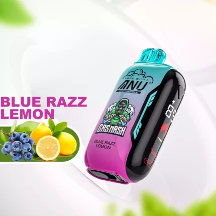 Bestseller ANU Vista 30000 Züge Einweg E-Zigarette Blau Razz Zitrone Geschmack 650 mAh Akku Wiederaufladbar mit 22 ml E-Liquid für Dampfer Fans Einzelhandel (1)