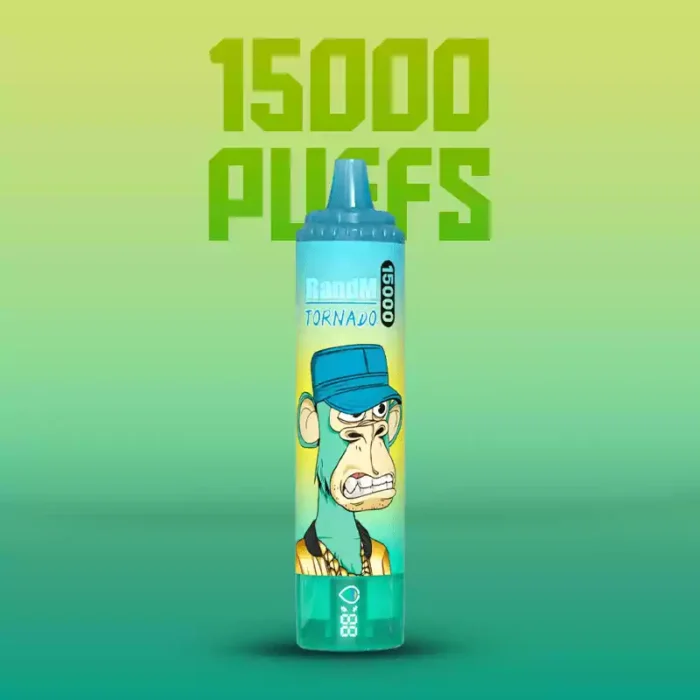 Bestseller RandM Tornado 15000 Züge Einweg E-Zigarette Kiwi Passionsfrucht Guave Geschmack 850 mAh Wiederaufladbarer Akku 0% 2% 3% 5% Niedriger Nikotingehalt 25 ml E-Liquid RGB-Design für Dampfer Hersteller Einzelhandel 3