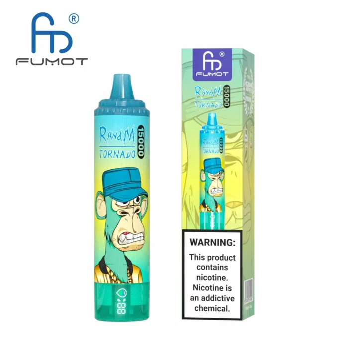 Bestseller RandM Tornado 15000 Züge Einweg E-Zigarette Kiwi Passionsfrucht Guave Geschmack 850 mAh Wiederaufladbarer Akku 0% 2% 3% 5% Niedriger Nikotingehalt 25 ml E-Liquid RGB-Design für Dampfer Hersteller Einzelhandel 4