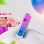 Hoch im Kurs ANU Crystal 10000 Züge Einweg E-Zigarette Pfirsich Eis Geschmack 650mAh Akku 18ml E-Liquid für E-Zigaretten Fans (1)