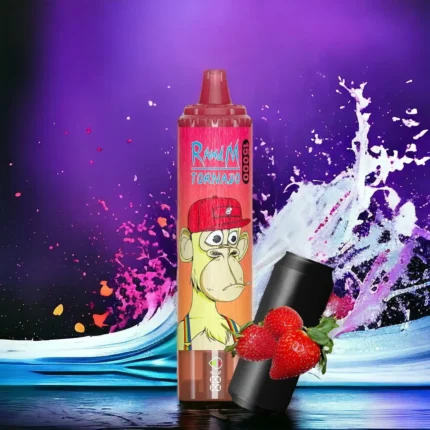 Top Auswahl RandM Tornado 15000 Züge Einweg E-Zigarette Erdbeere Red Bull Geschmack 850 mAh Wiederaufladbar 0% 2% 3% 5% Niedriger Nikotingehalt und 25 ml E-Liquid für Dampfer Hersteller Einzelhandel 1