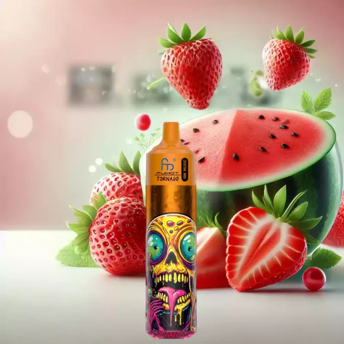 Top-Verkauf Randm Fumot Tornado 30000 Züge Einweg E-Zigarette Erdbeere Wassermelone Geschmack 600mAh Wiederaufladbar 0% 2% 3% 5% Niedriger Nikotingehalt 20ml E-Liquid Mesh Coil 1.0 Ohm 2025 Hot Vape Einzelhandel für Dampferpe