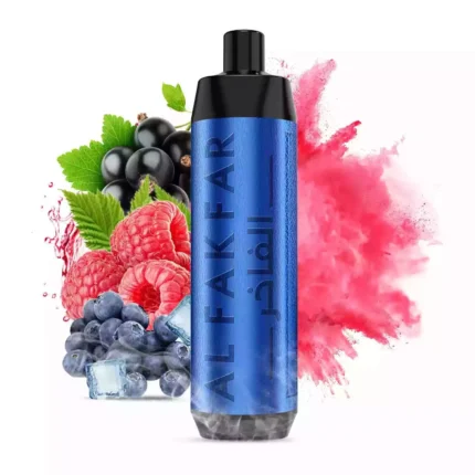 Beliebte Wahl AL FAKHAR 8000 Züge F18 Einweg E-Zigarette Beere Eis Geschmack Mit 600 mAh Akku 18 ml E-Liquid Mesh Coil 5-7 Tage Schneller Versand Hersteller Retail