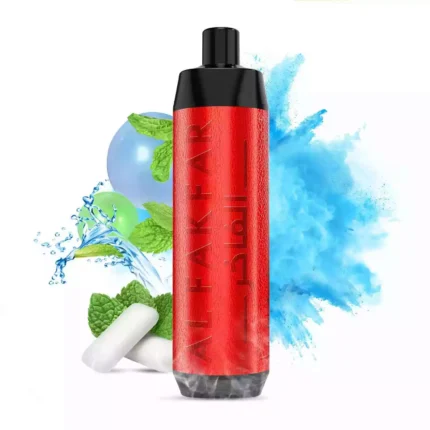Premium AL FAKHAR 8000 Züge F18 Einweg E-Zigarette Kaugummi Geschmack mit 600 mAh Akku und 18 ml E-Liquid 5 mg/ml Nikotin Mesh Coil für Exquisite Dampferlebnisse